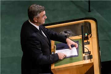  Plenković govorio pred Općom skupštinom UN-a