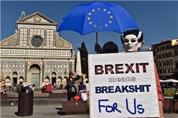 ITALY BRITAIN MAY BREXIT SPEECH