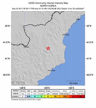 NORTH KOREA EARTHQUAKE