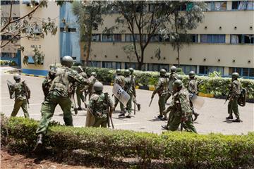 KENYA UNIVERSITY OF NAIROBI PROTEST