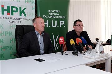 Konferencija za medije Hrvatske udruge poljoprivrednika