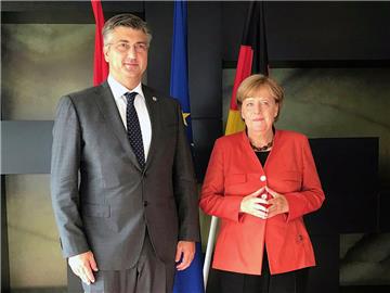 Plenković s Merkel o graničnom pitanju sa Slovenijom