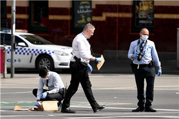 AUSTRALIA MELBOURNE CBD ARREST