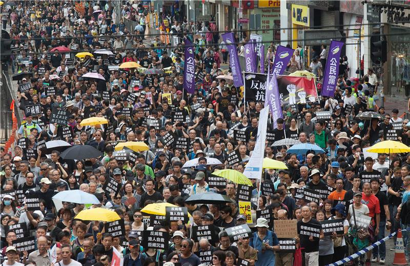 CHINA HONG KONG NATIONAL DAY PROTEST