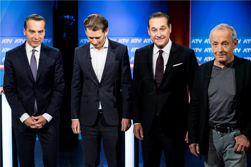 AUSTRIA ELECTIONS TV DEBATE