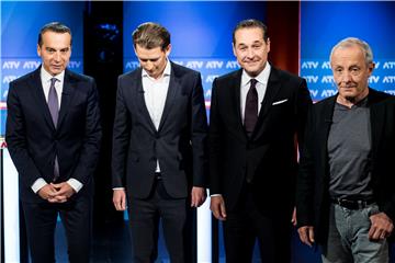 AUSTRIA ELECTIONS TV DEBATE