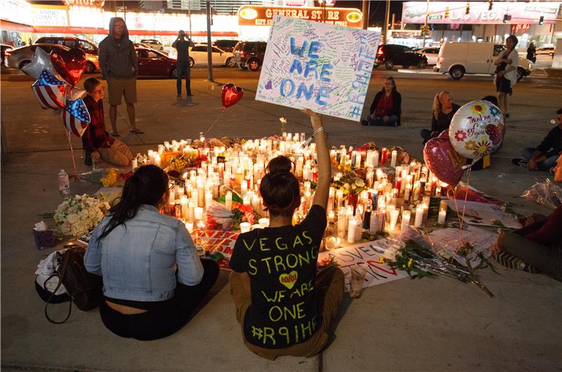 USA LAS VEGAS MASS SHOOTING TRIBUTES