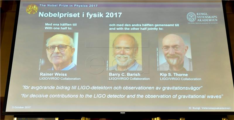 Nobel za fiziku trojici Amerikanaca za gravitacijske valove - otkriće koje je uzdrmalo svijet