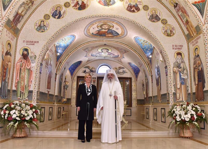 Croatian president meets with Romanian Patriarch Daniel