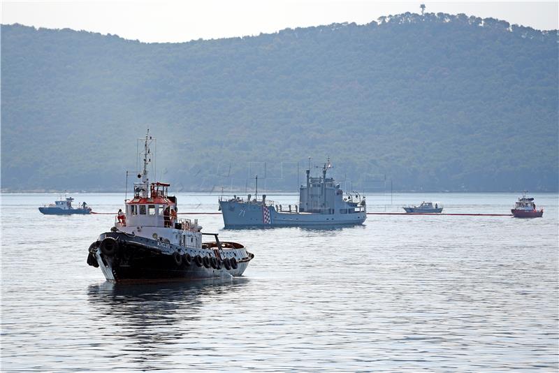 Split: Održana pokazna vježba suzbijanja onečišćenja mora