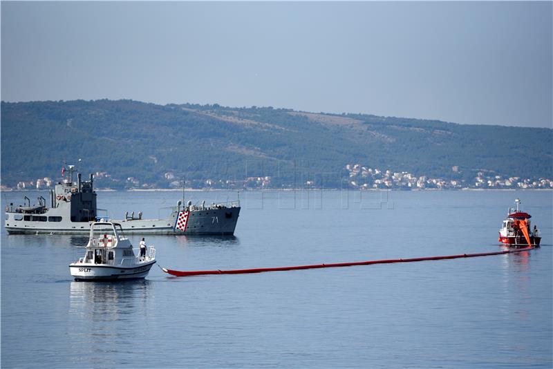 Split: Održana pokazna vježba suzbijanja onečišćenja mora