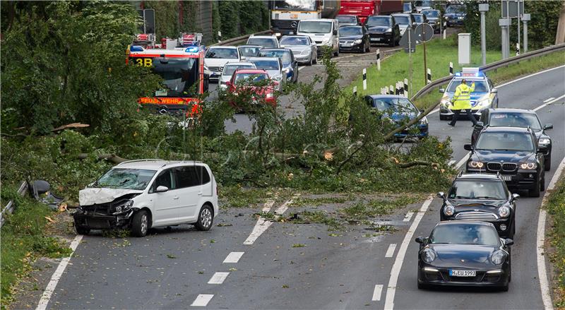 Storm Xavier hits Germany