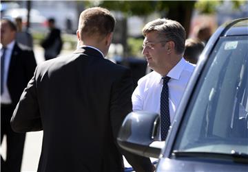 Andrej Plenković na sastanku s Blaženkom Bobanom