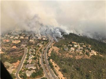 USA NORTHERN CALIFORNIA FIRE