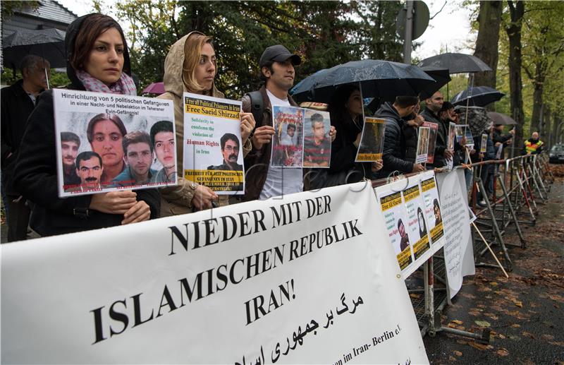 Protest against prisoner executions in Iran