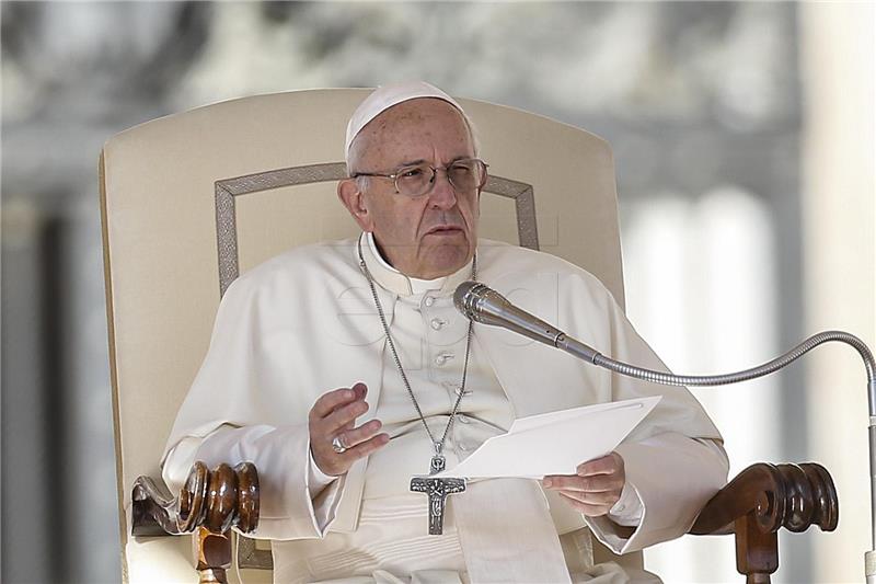 VATICAN POPE FRANCIS GENERAL AUDIENCE