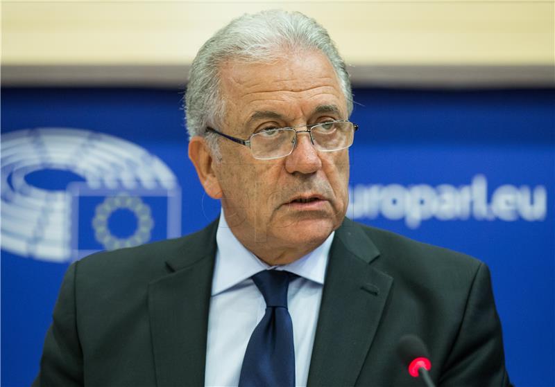 BRUSSELS EU PARLIAMENT DIMITRIS AVRAMOPOULOS