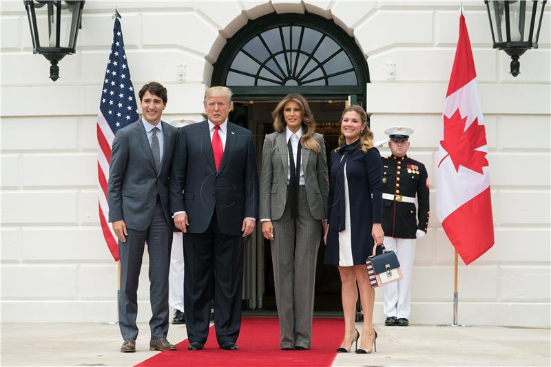 USA CANADA DIPLOMACY TRUMP TRUDEAU