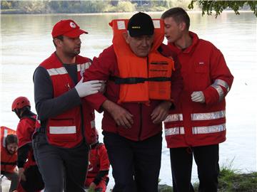 IPA FLOODS – VARAŽDIN 2017 -  vježba obrane od poplave izvedena na rijeci Dravi