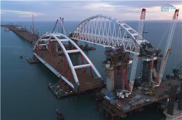 RUSSIA CRIMEA BRIDGE CONSTRUCTION