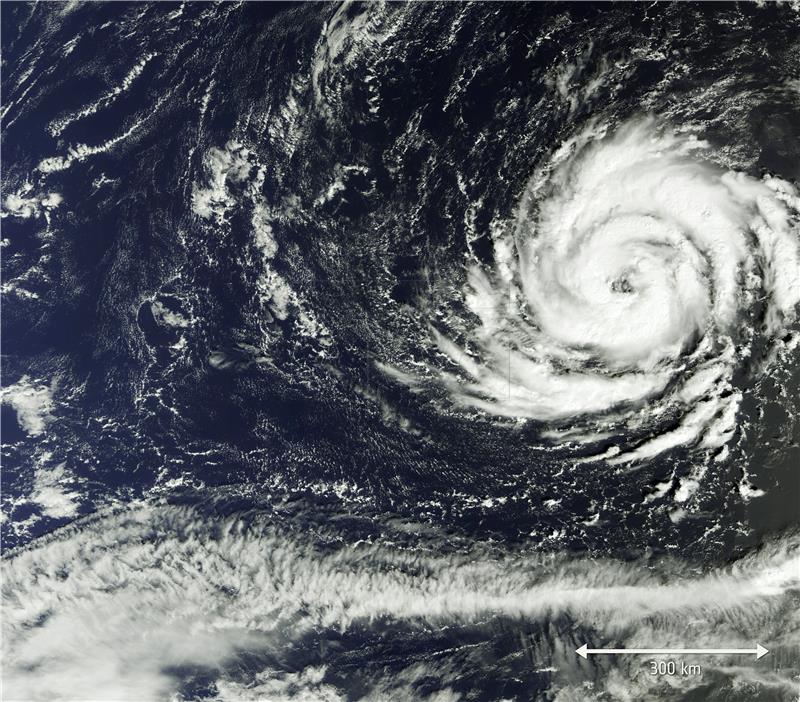 SPACE ATLANTIC HURRICANE OPHELIA