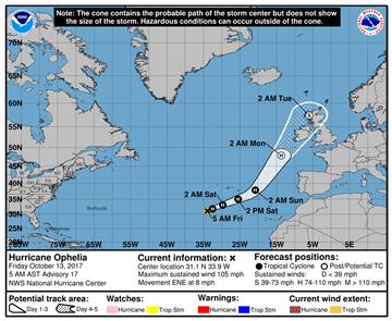 IRELAND BRITAIN HURRICANE OPHELIA