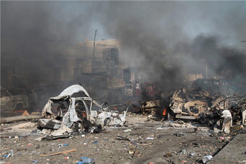 SOMALIA TRUCK BOMB EXPLOSION