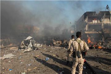 SOMALIA TRUCK BOMB EXPLOSION