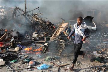 SOMALIA TRUCK BOMB EXPLOSION