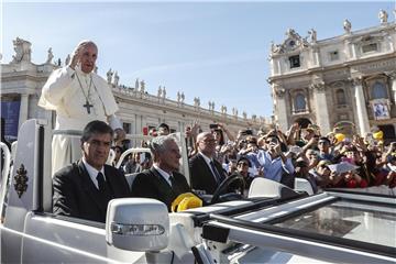 VATICAN POPE CANONIZATION MASS