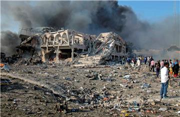 (FILE) SOMALIA TRUCK BOMB EXPLOSION