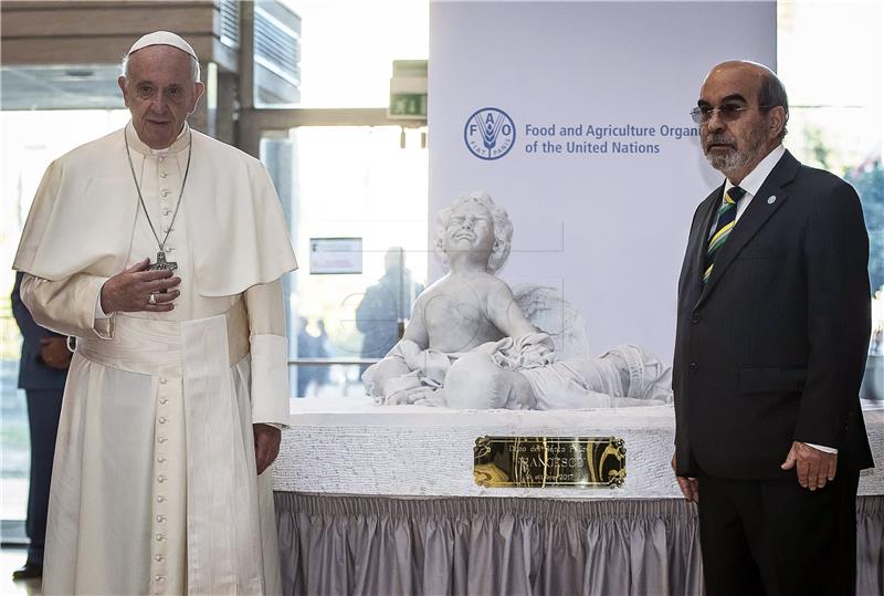 ITALY POPE FRANCIS WORLD FOOD DAY