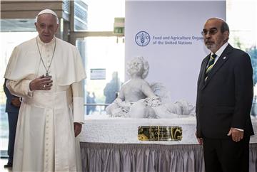 ITALY POPE FRANCIS WORLD FOOD DAY