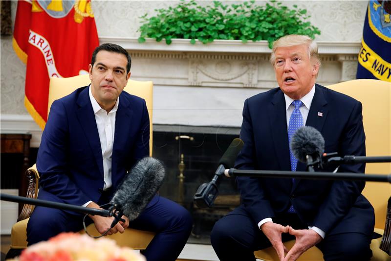 USA GREECE TRUMP TSIPRAS