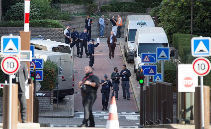 BELGIUM EU COUNCIL BUILDING EVACUATE