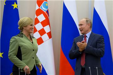 Grabar-Kitarović i Putin za novi zamah u odnosima Hrvatske i Rusije  