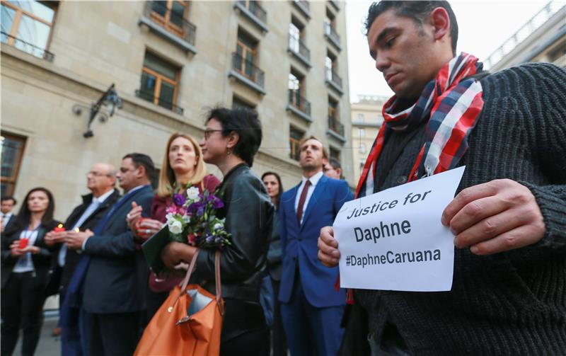 BELGIUM EU VIGIL FOR JOUNALIST KILLED IN MALTA