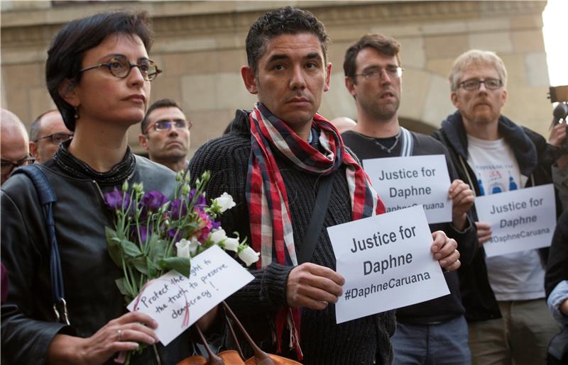 BELGIUM EU VIGIL FOR JOUNALIST KILLED IN MALTA