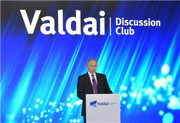 RUSSIA PUTIN VALDAI FORUM DIPLOMACY