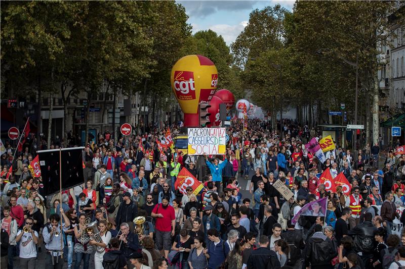 FRANCE PUBLIC UNIONS PROTEST