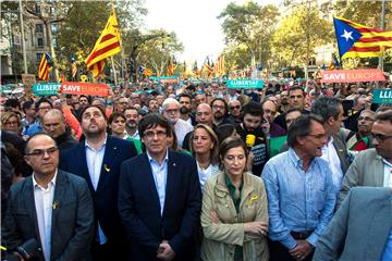 SPAIN CATALONIA PROTEST