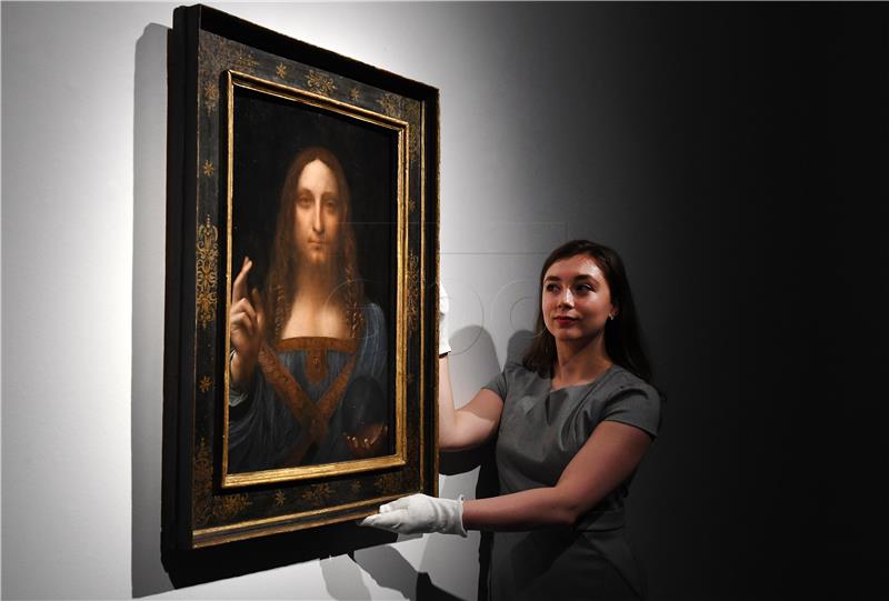 BRITAIN ARTS LEONARDO DA VINCI SALVATOR MUNDI SALE