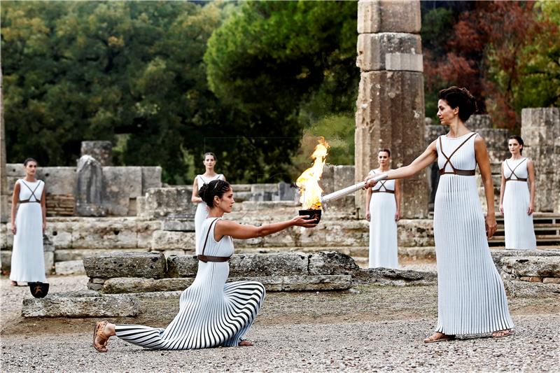 GREECE OLYMPIC FLAME CEREMONY