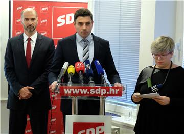 Tiskovna konferencija SDP-a