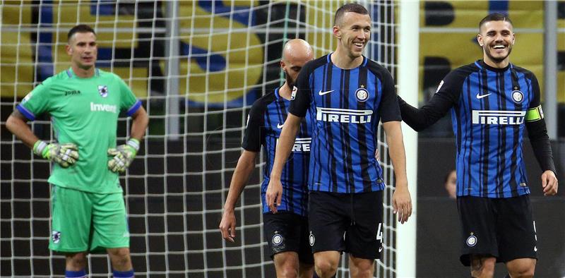 Inter - Sampdoria 3-2, asistencija Perišića