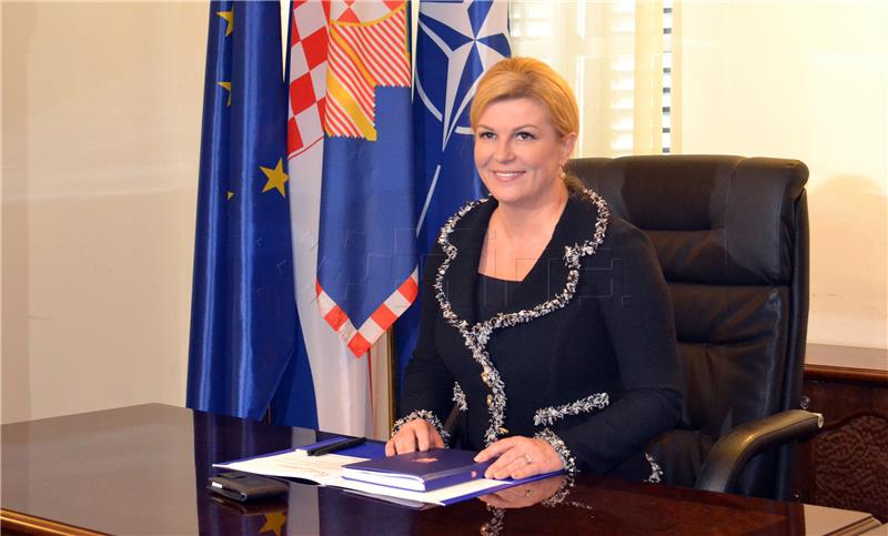 Predsjednica Republike Hrvatske Kolinda Grabar-Kitarović otvorila privremeni ured u Dubrovniku