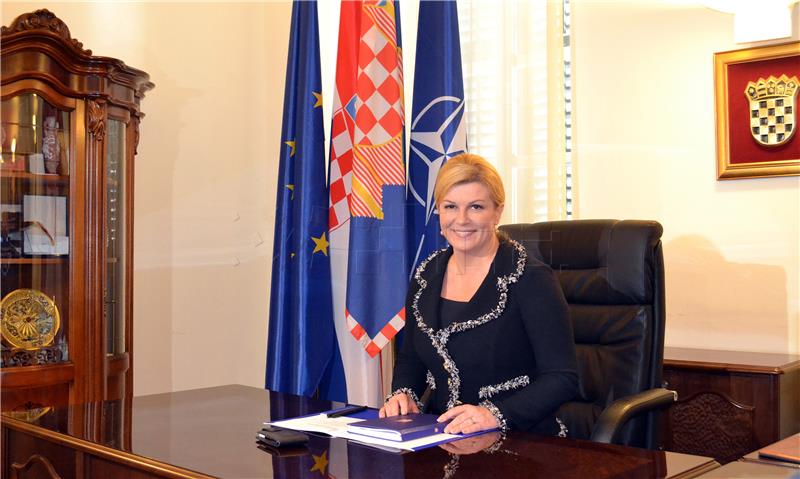 Predsjednica Republike Hrvatske Kolinda Grabar-Kitarović otvorila privremeni ured u Dubrovniku