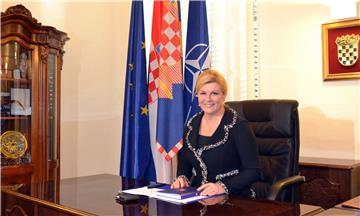 Predsjednica Republike Hrvatske Kolinda Grabar-Kitarović otvorila privremeni ured u Dubrovniku