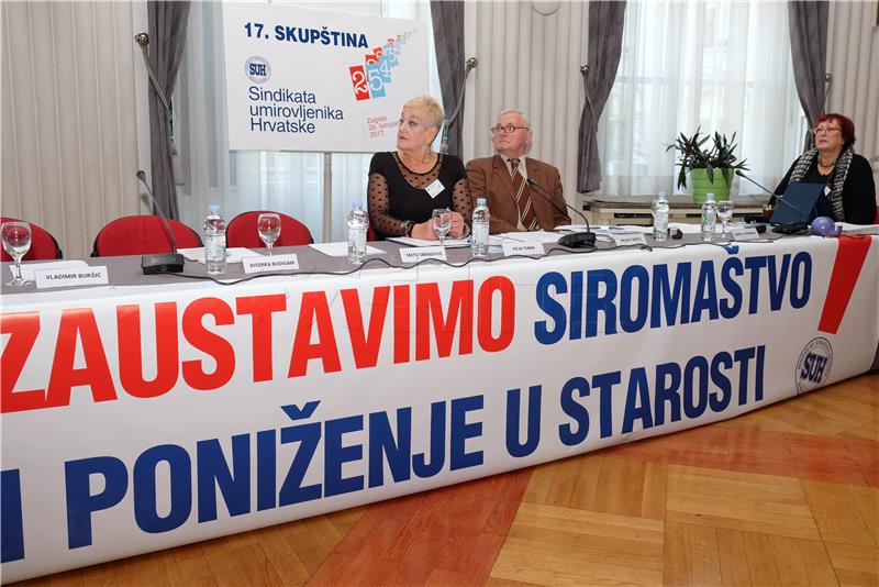 Svečana skupština Sindikata umirovljenika Hrvatske