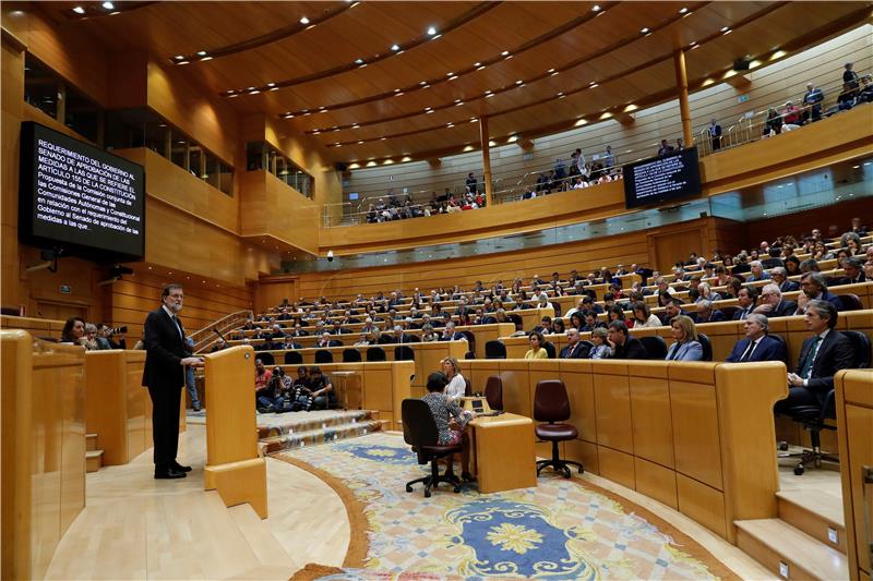 Španjolski parlament odlučuje o ukidanju autonomije Katalonije